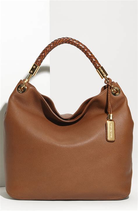 michael kors skorpios leather hobo|Michael Kors Brown Leather Skorpios Hobo .